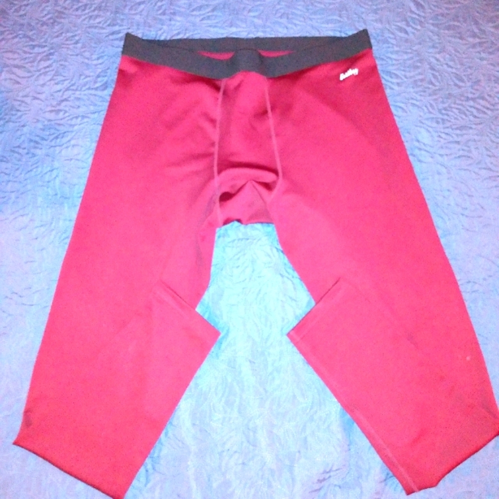 Burgundy Eastbay Compression Pants